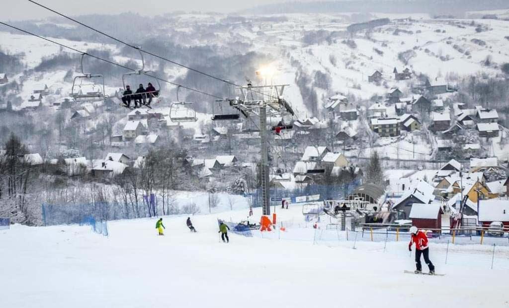 Domek Caloroczny Zagroda Mlynski Sułkowice Buitenkant foto